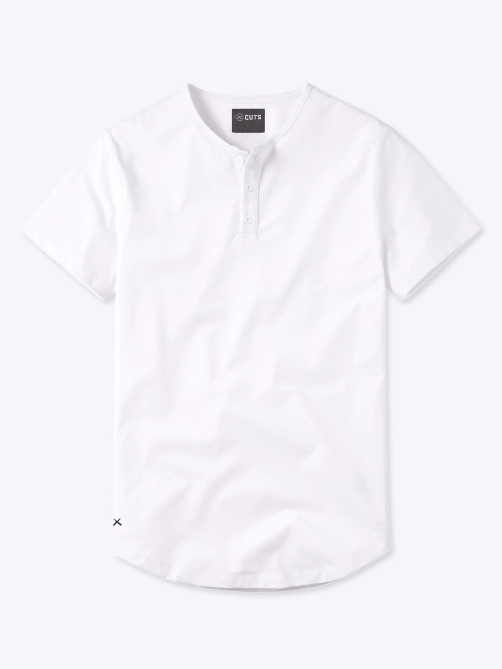 CUTS AO Henley Curve-Hem (Size Small)